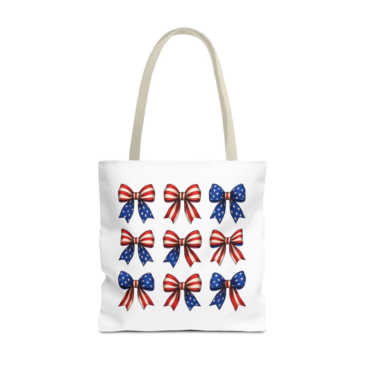 Patriotic Bow Tote Bag