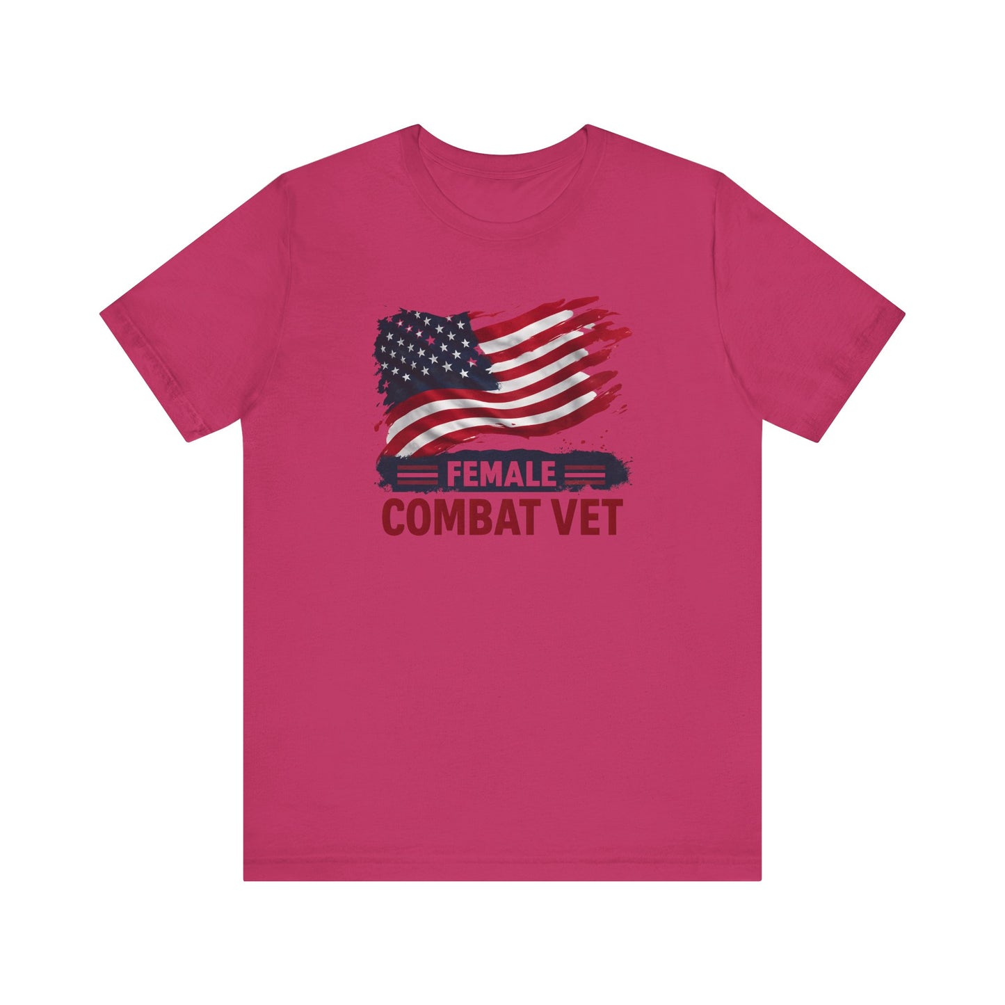 American Flag Female Veteran Tee