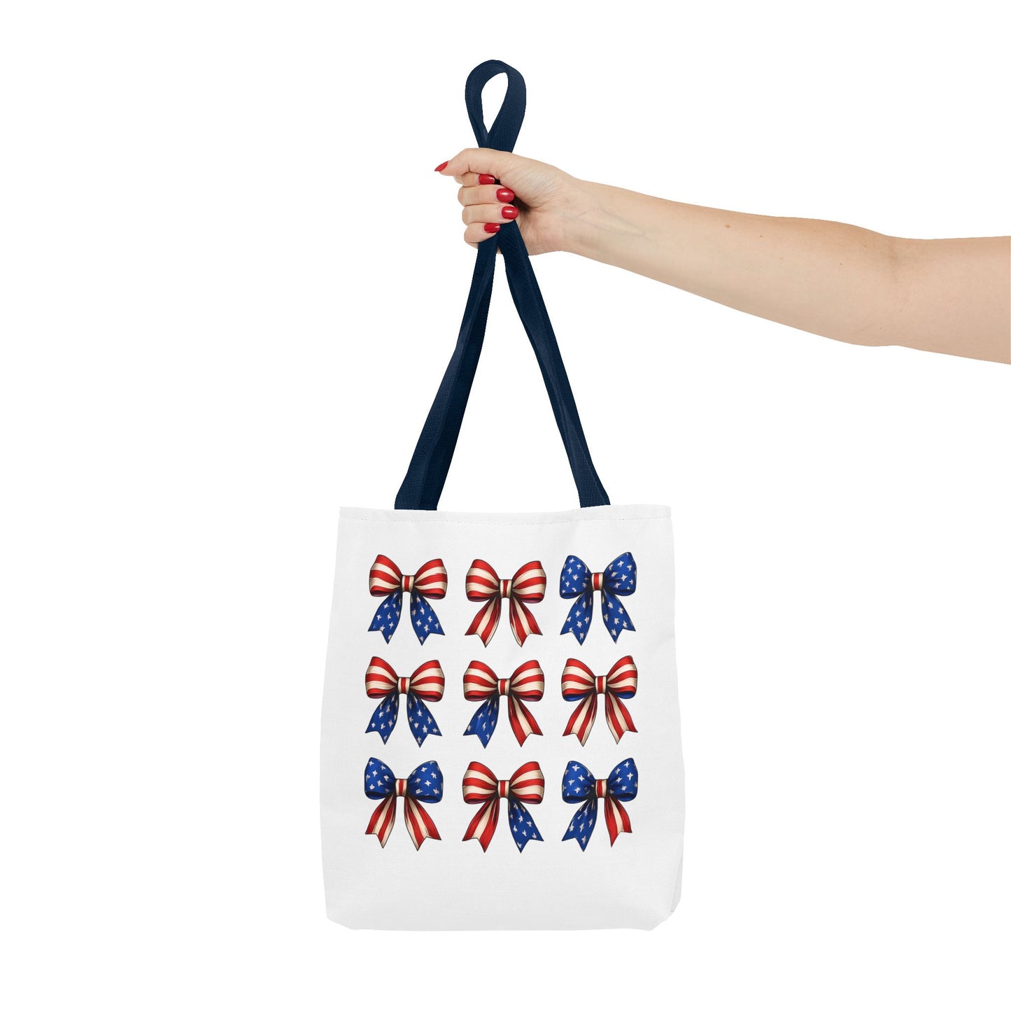 Patriotic Bow Tote Bag