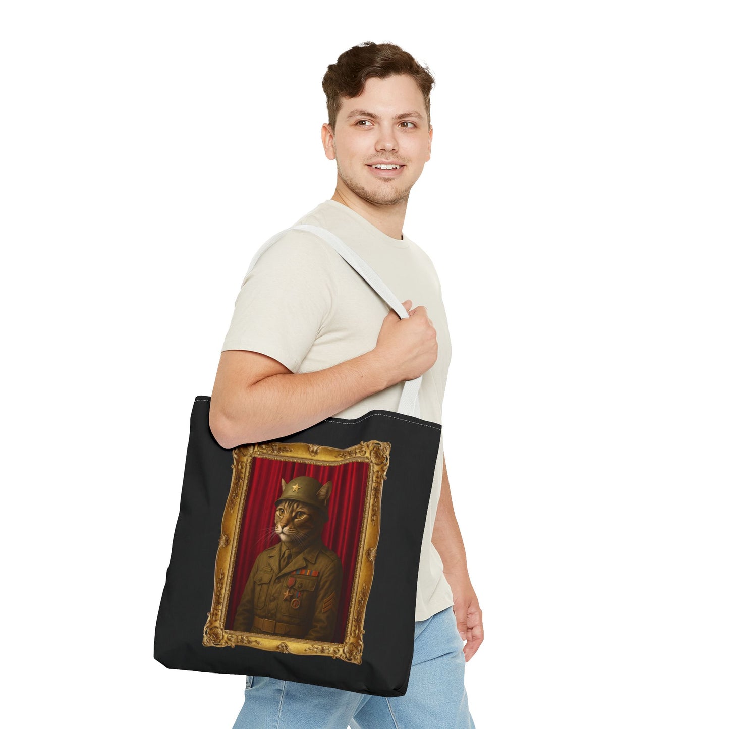 Army Cat Tote Bag