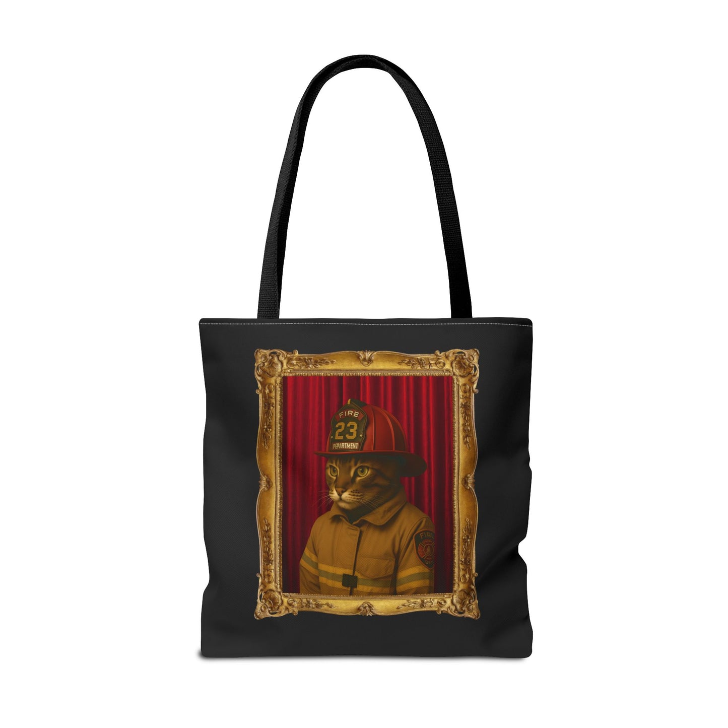 Firefighter Cat Tote Bag