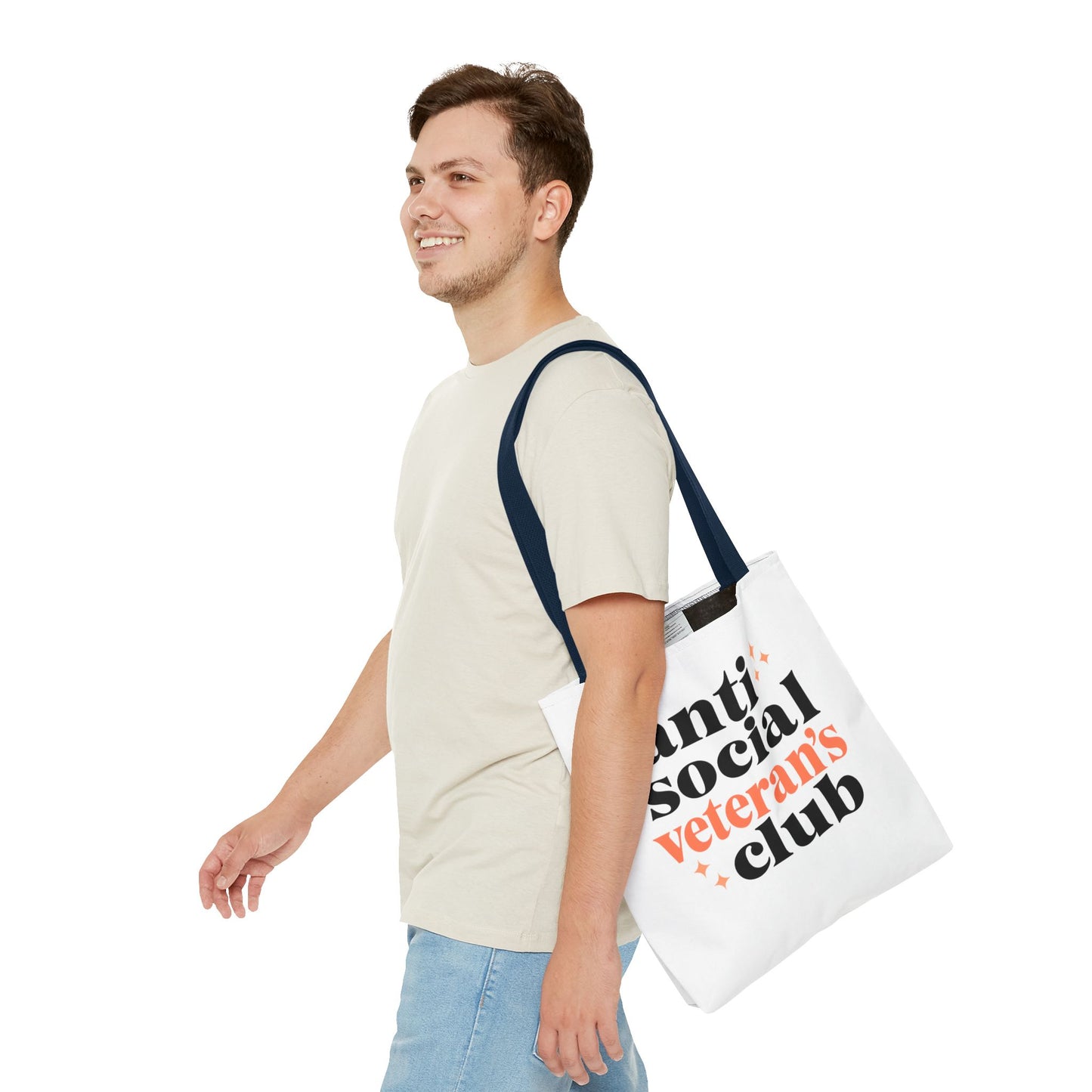 Anti Social Veteran's Club Tote Bag