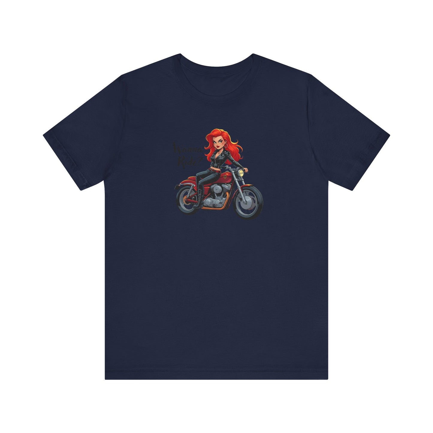 Biker Chick Tee - Unisex Jersey Short Sleeve