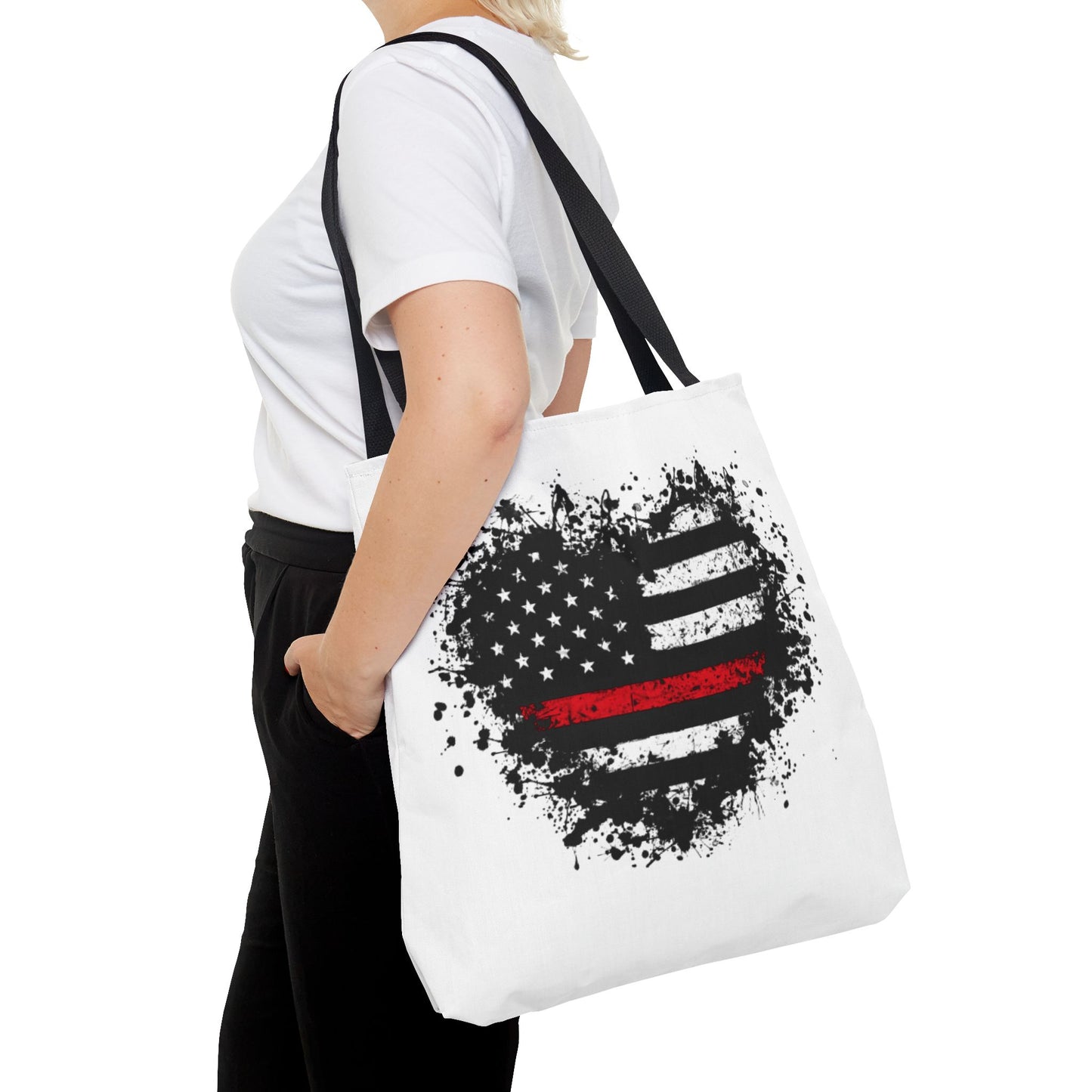 Firefighter Heart Tote