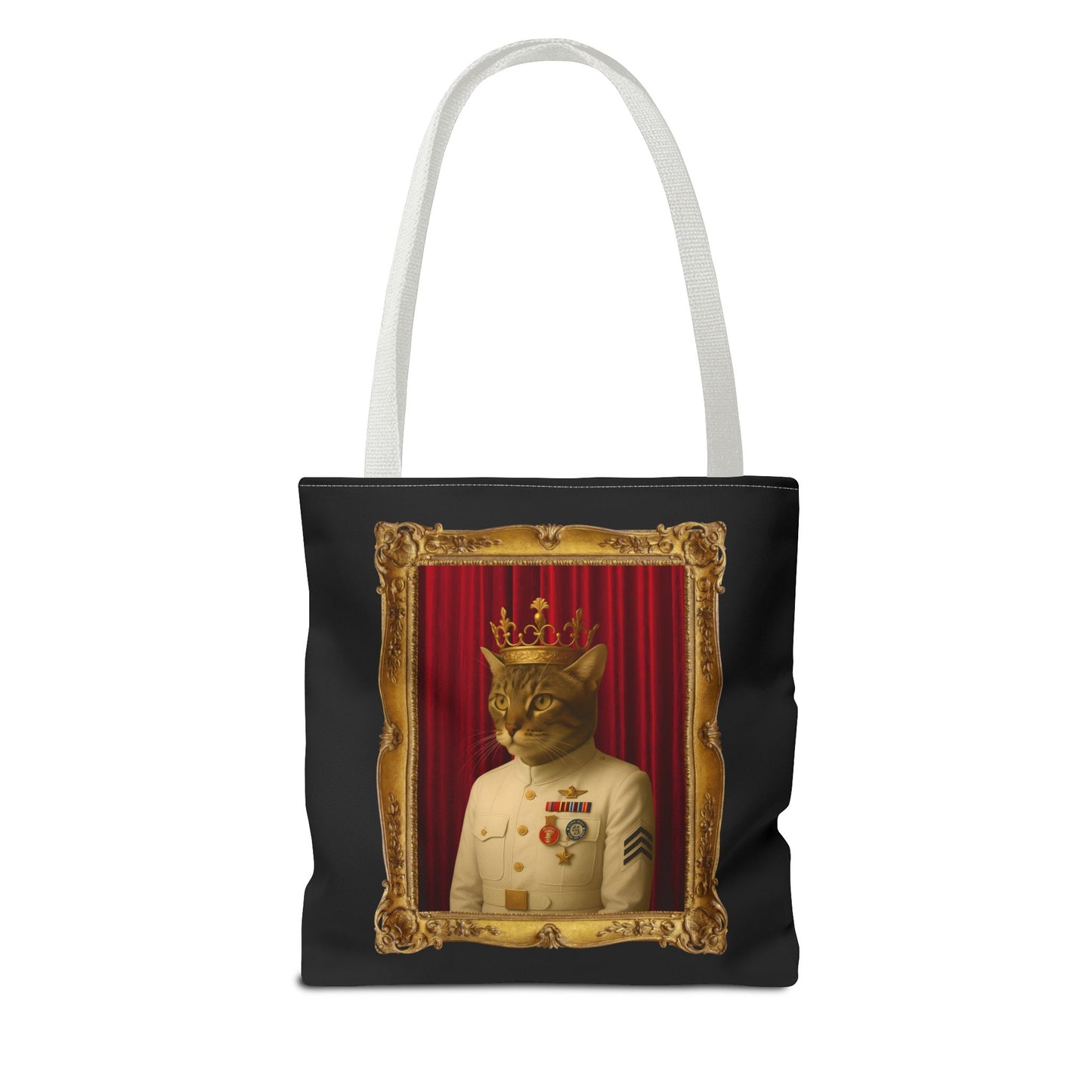 Navy Cat Tote Bag