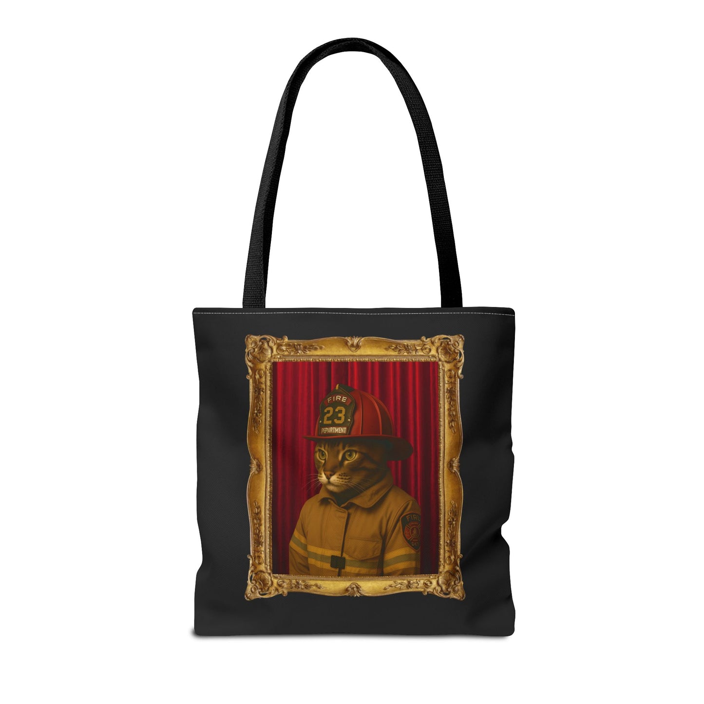 Firefighter Cat Tote Bag