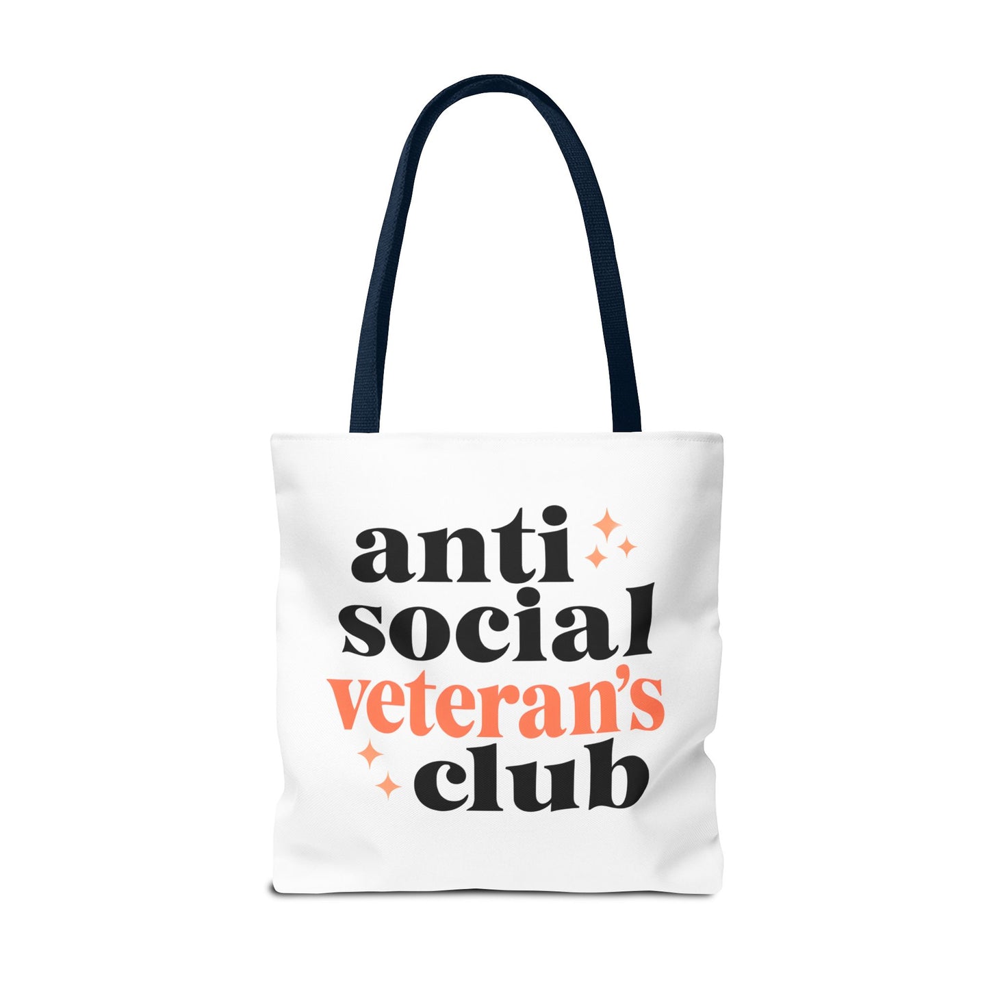 Anti Social Veteran's Club Tote Bag