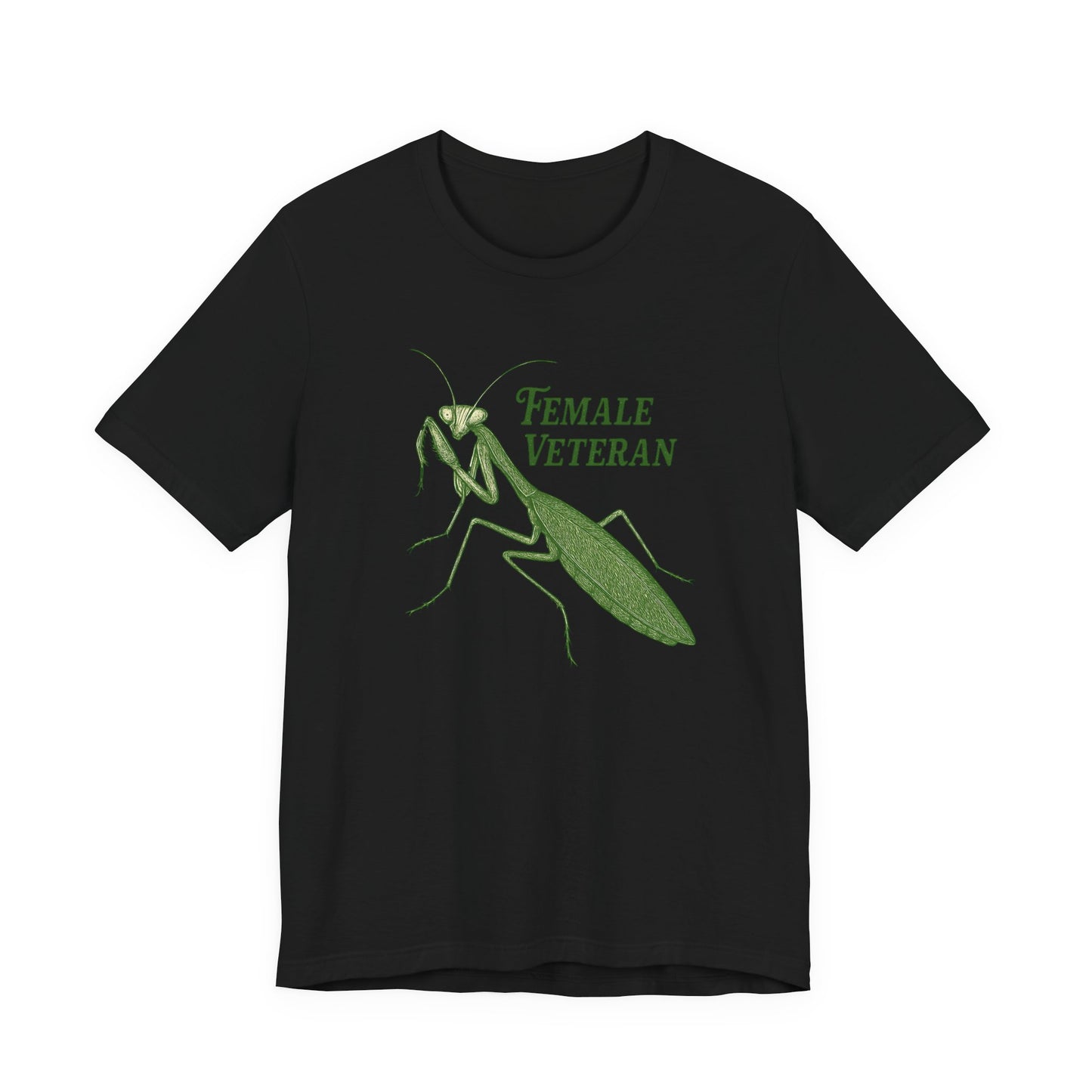 Female Veteran Praying Mantis Tee