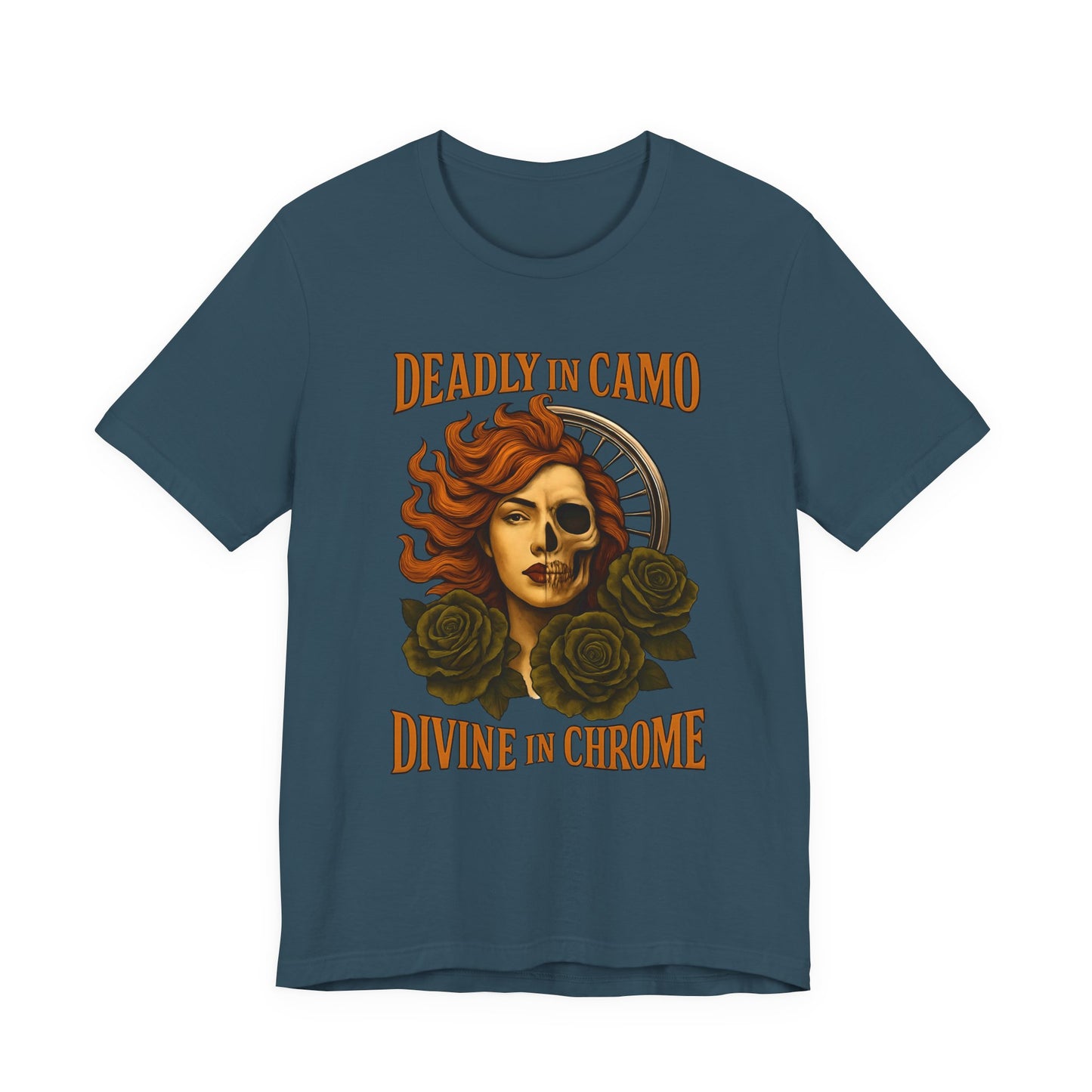 Deadly in Camo Divine in Chrome Tee