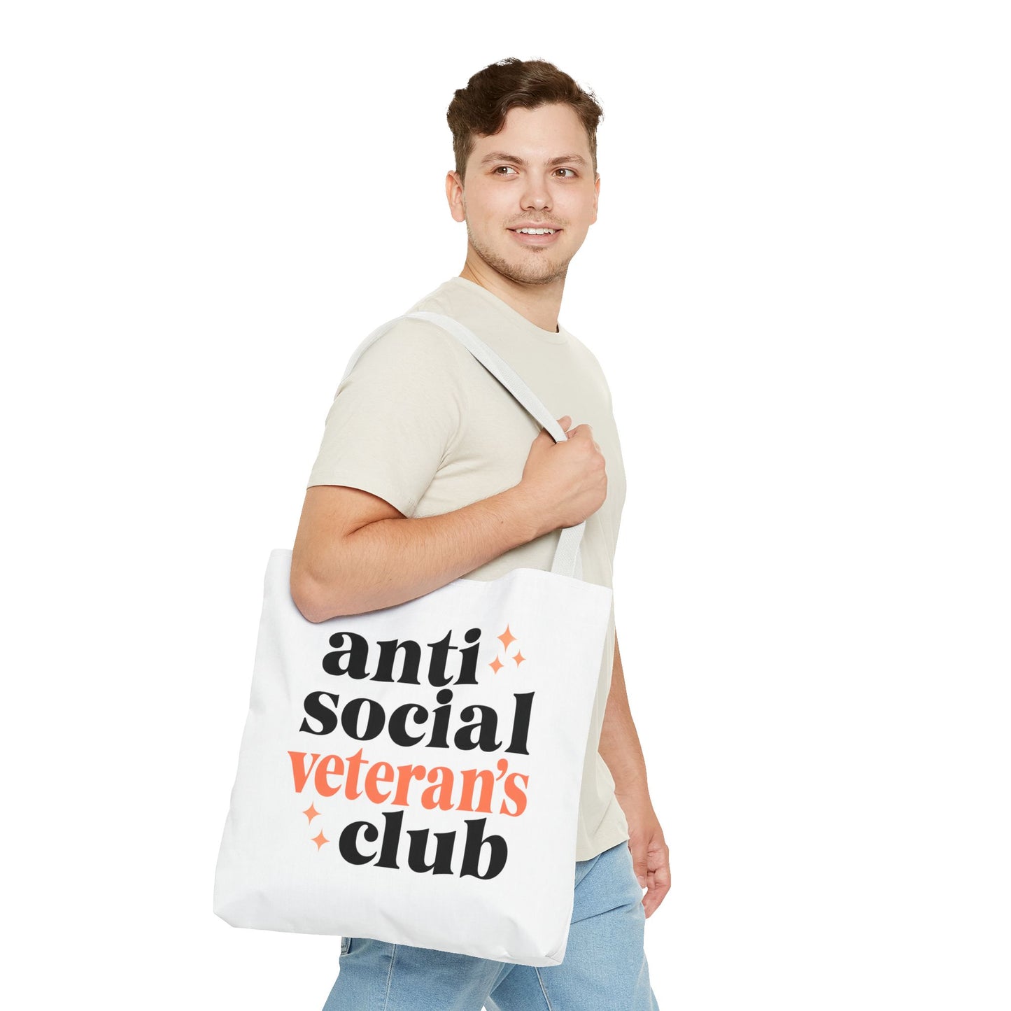 Anti Social Veteran's Club Tote Bag