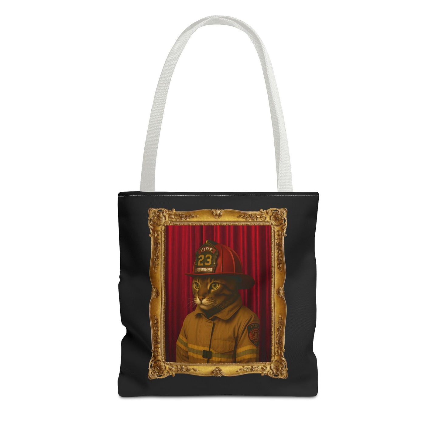 Firefighter Cat Tote Bag