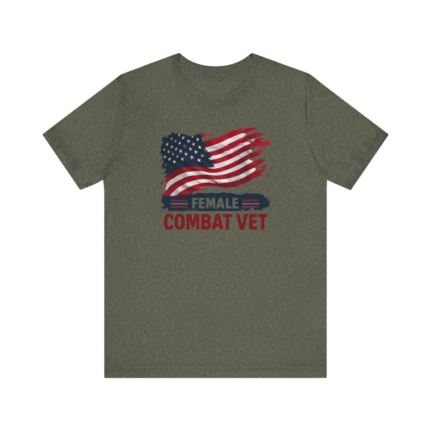 American Flag Female Veteran Tee