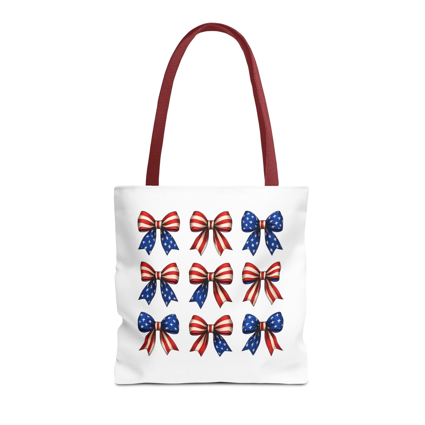 Patriotic Bow Tote Bag