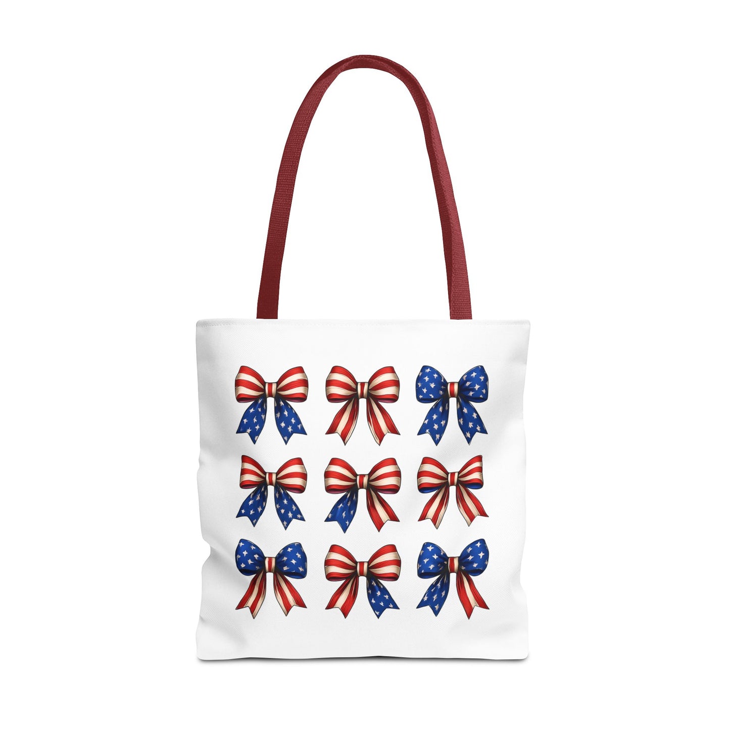 Patriotic Bow Tote Bag