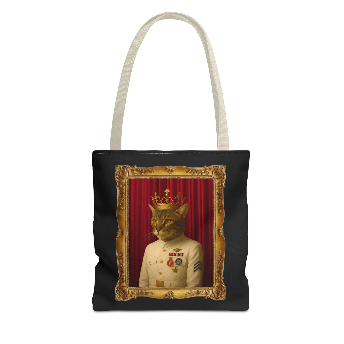 Navy Cat Tote Bag