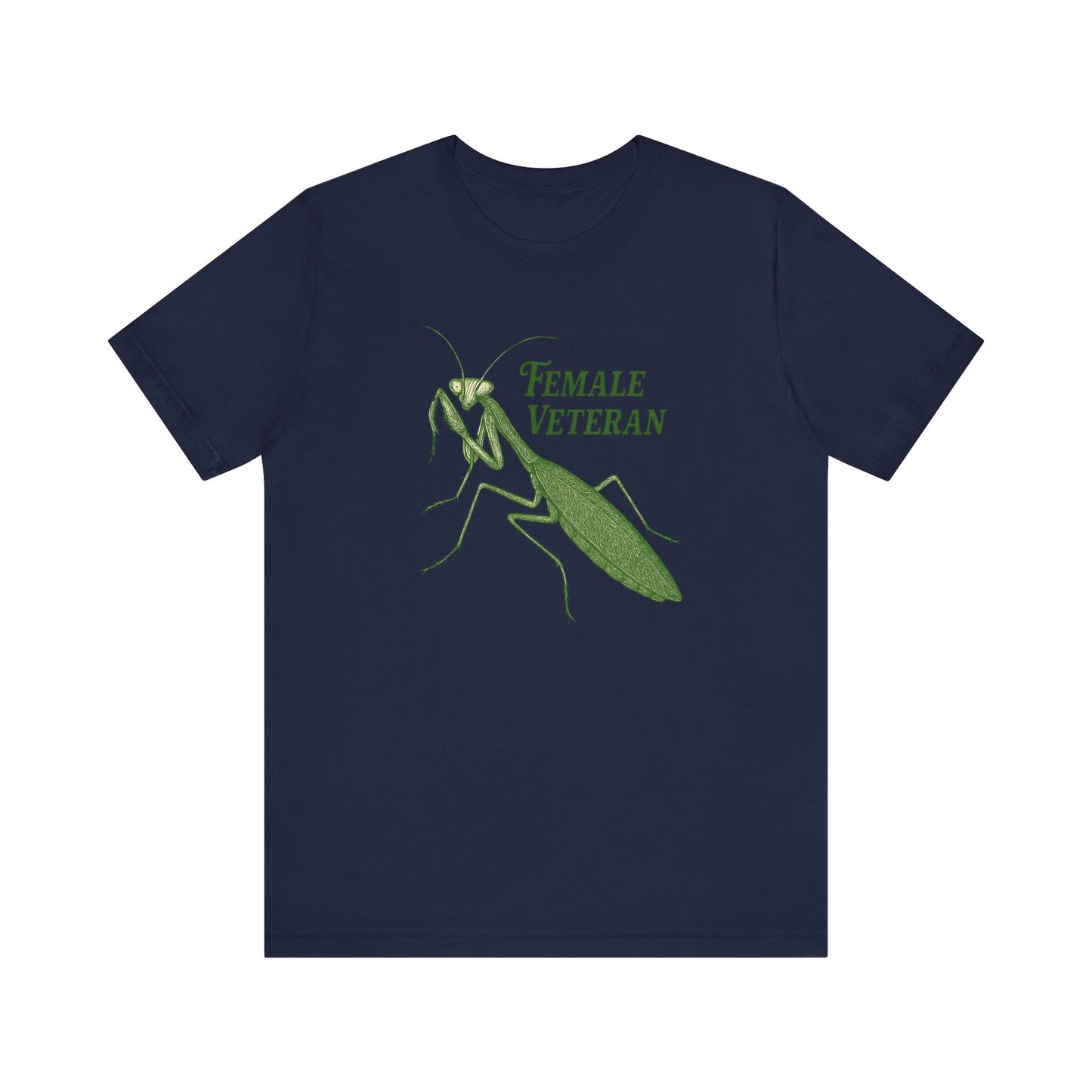 Female Veteran Praying Mantis Tee