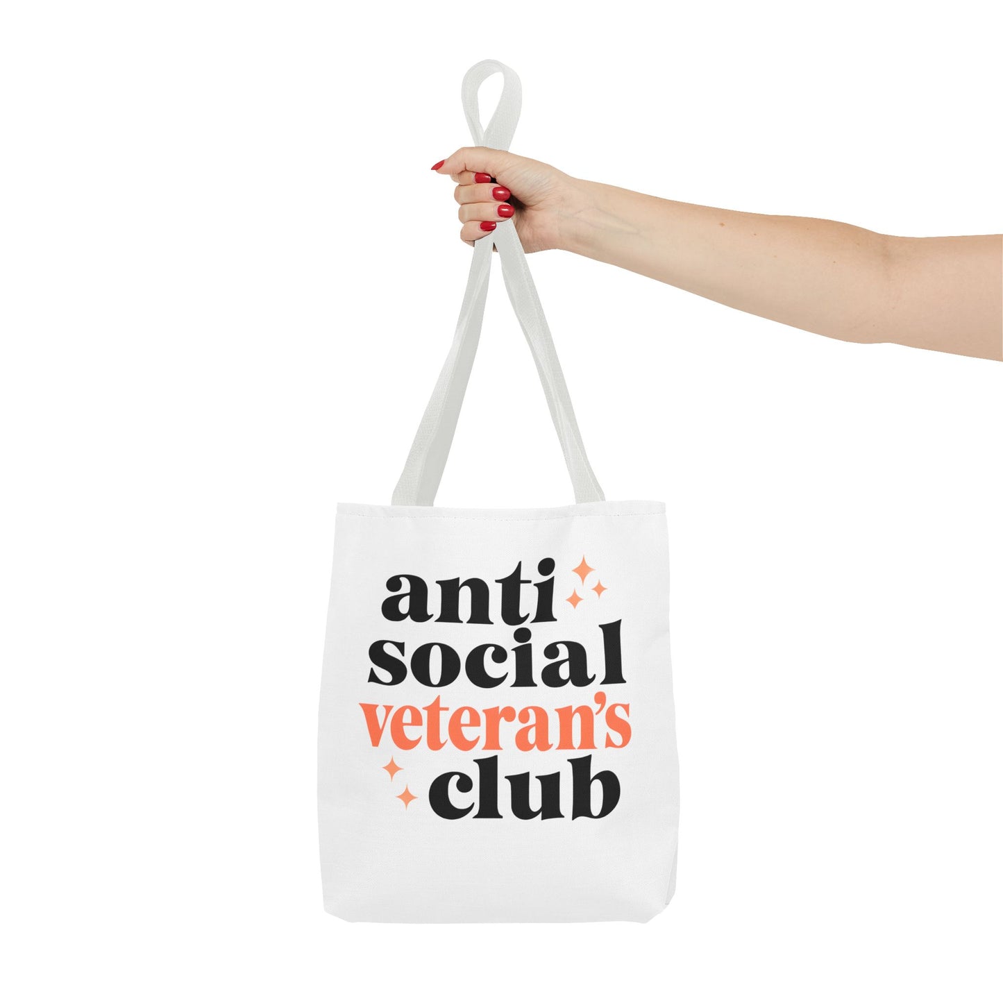 Anti Social Veteran's Club Tote Bag