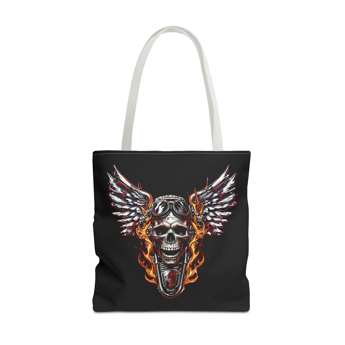 Skull Wings Tote Bag
