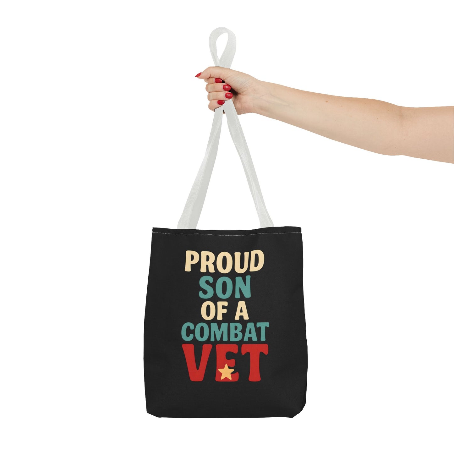 Proud Son of a Combat Vet Tote Bag