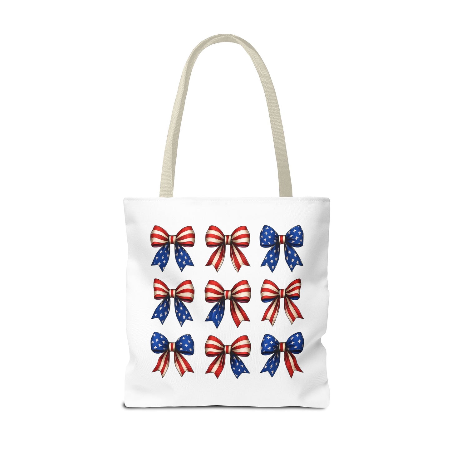 Patriotic Bow Tote Bag