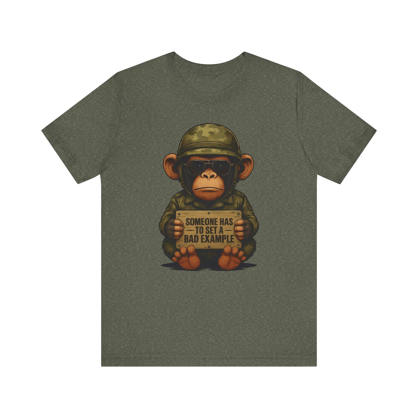 Funny Military Monkey Tee