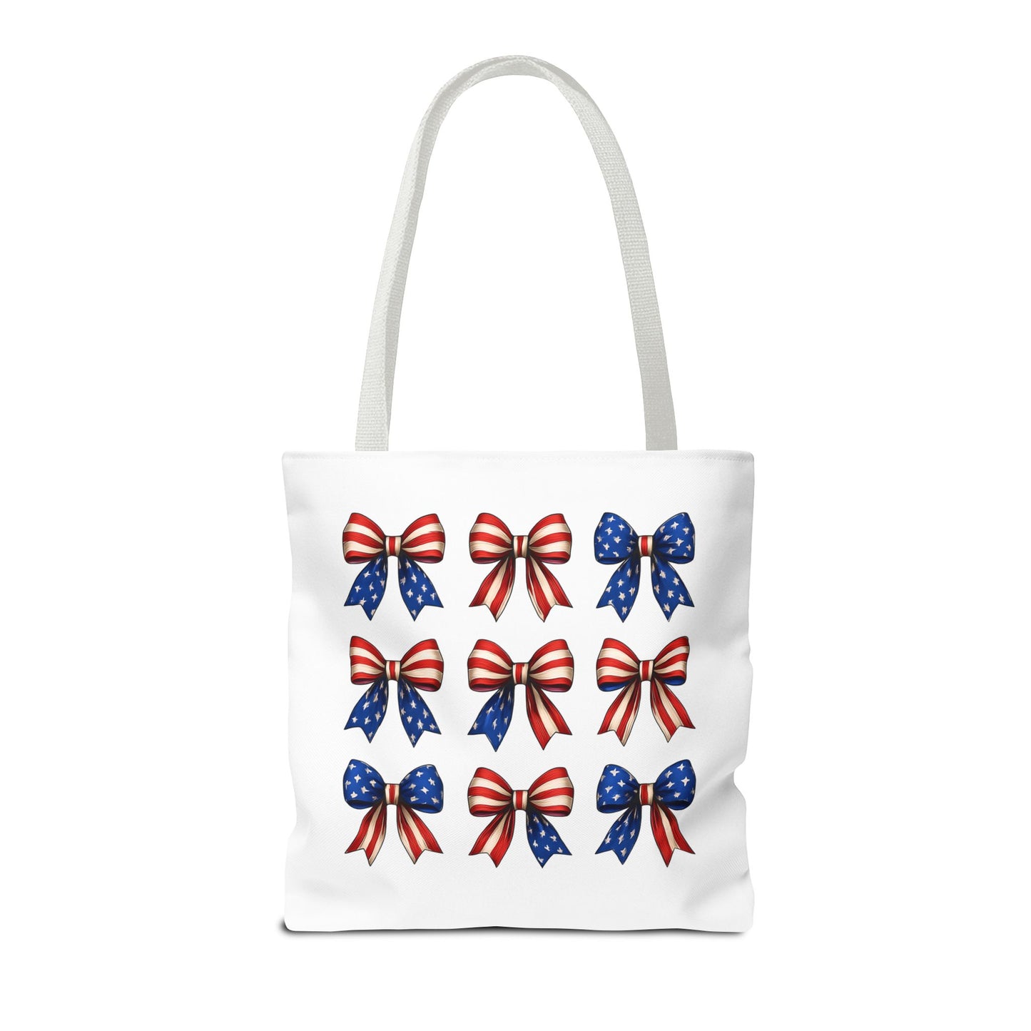 Patriotic Bow Tote Bag