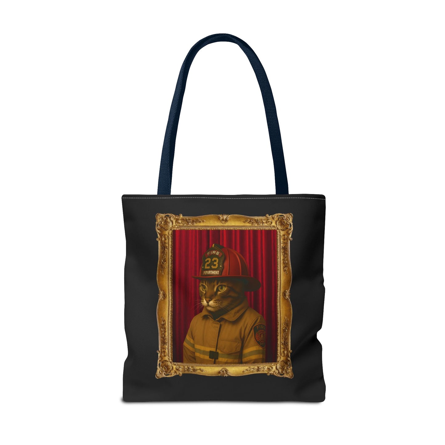 Firefighter Cat Tote Bag