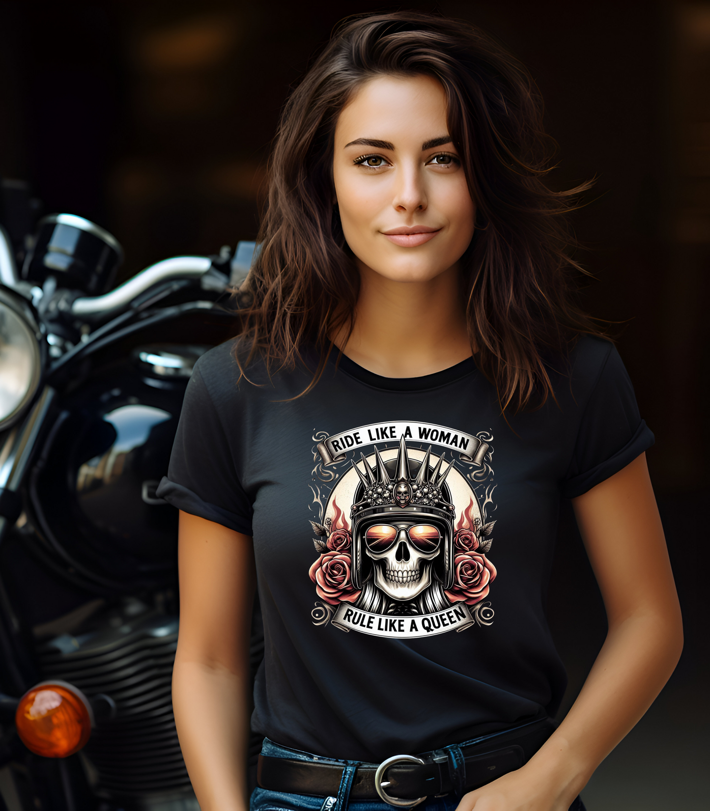 Ride Like A Woman, Rule Like A Queen Tee