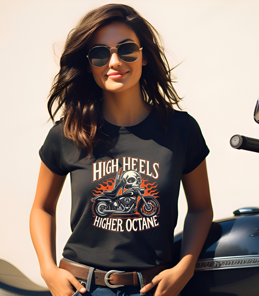 High Heels Higher Octane Tee