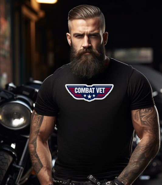 Combat Veteran Wings Unisex Tee