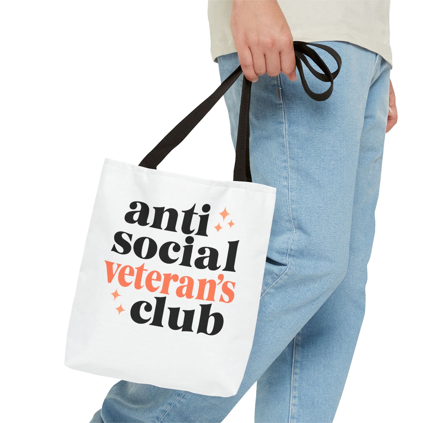 Anti Social Veteran's Club Tote Bag