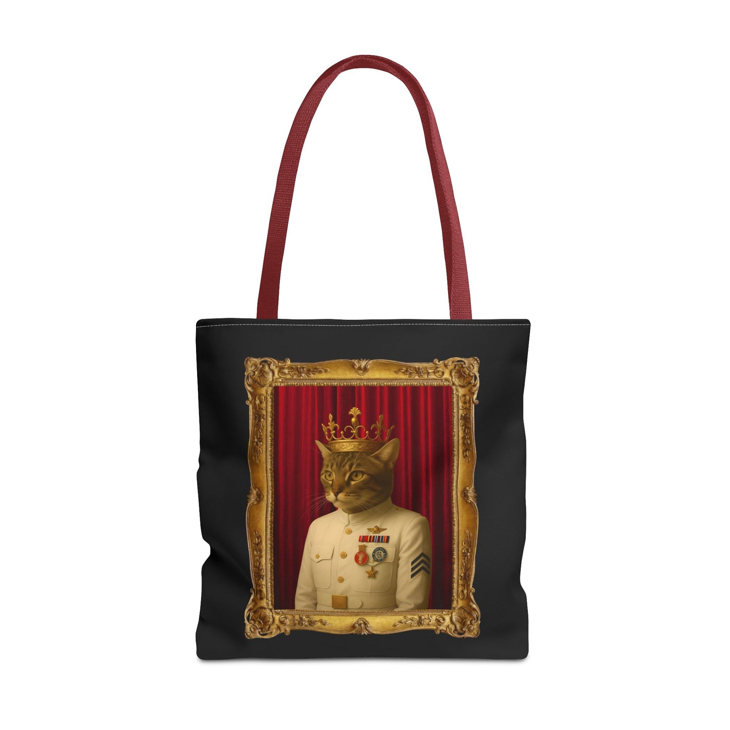 Navy Cat Tote Bag