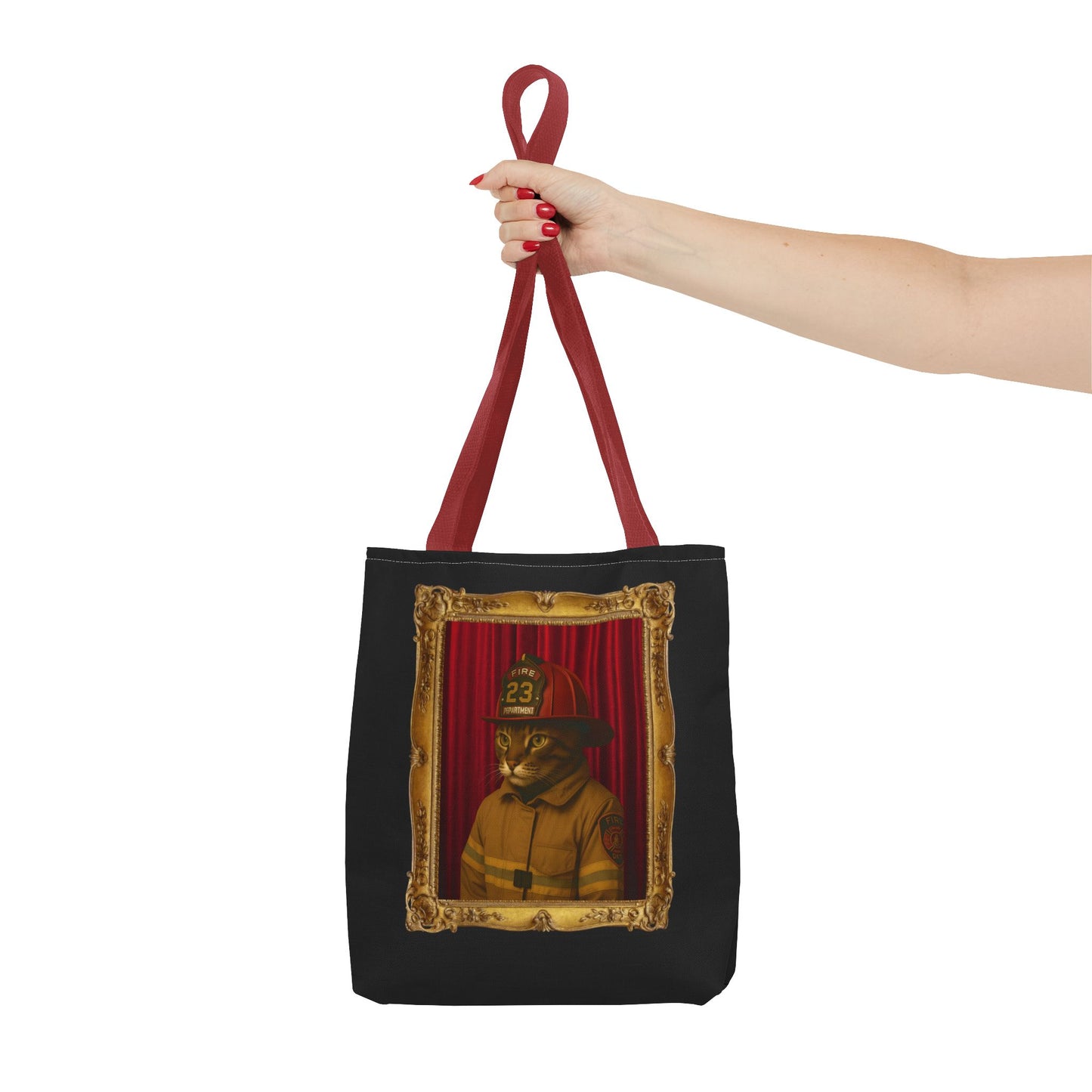 Firefighter Cat Tote Bag