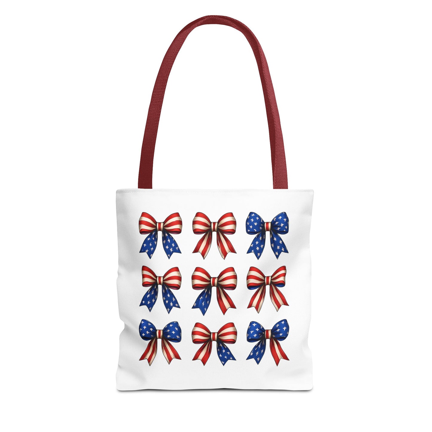 Patriotic Bow Tote Bag