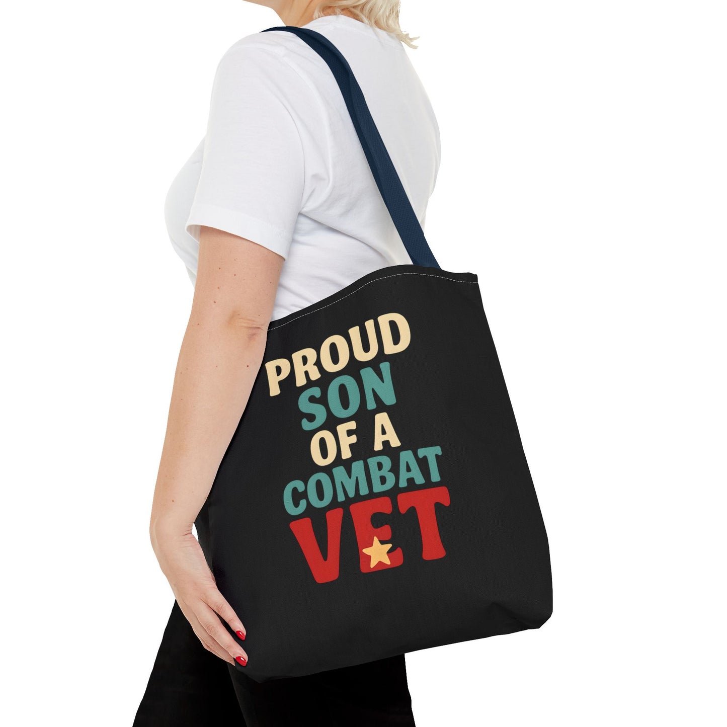 Proud Son of a Combat Vet Tote Bag