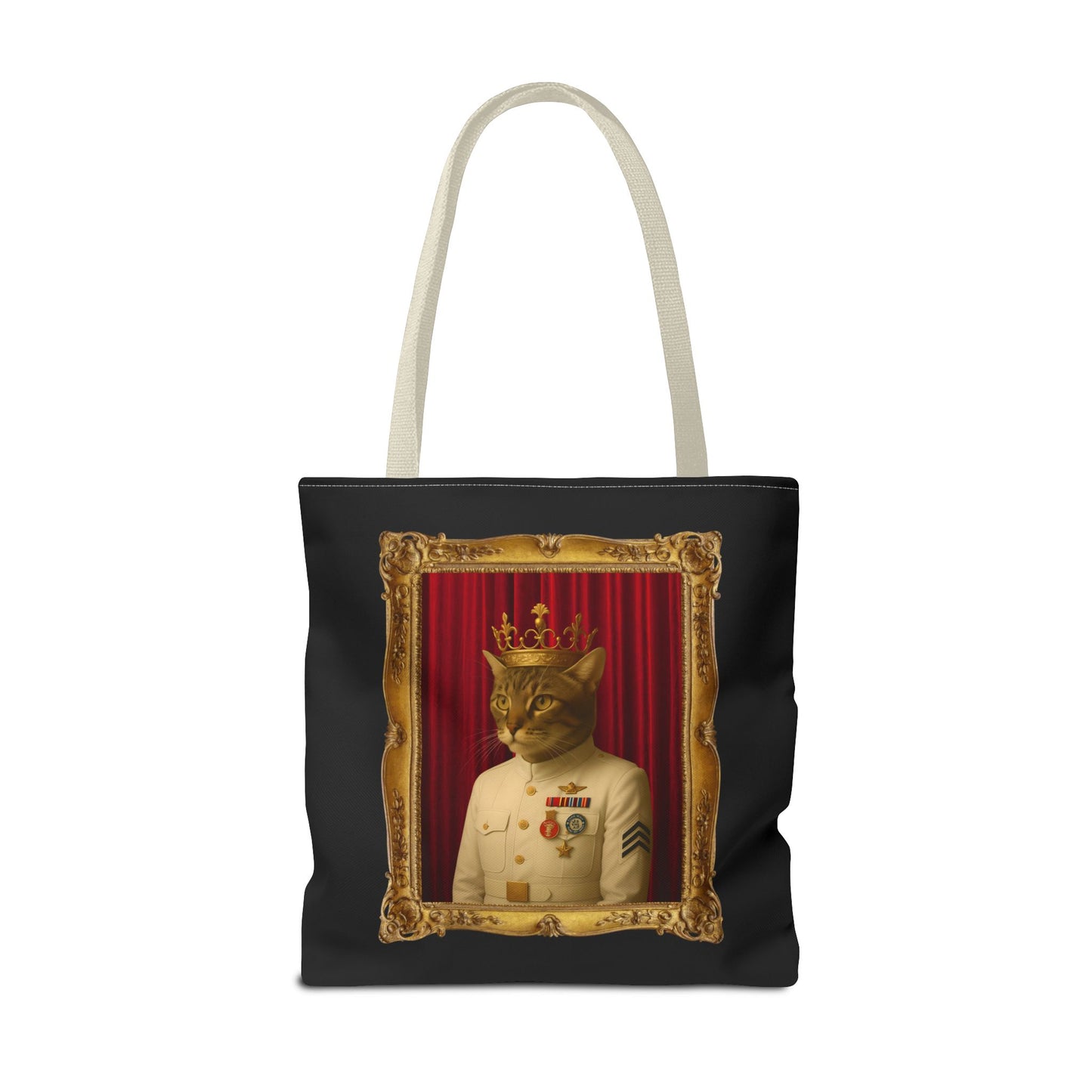 Navy Cat Tote Bag