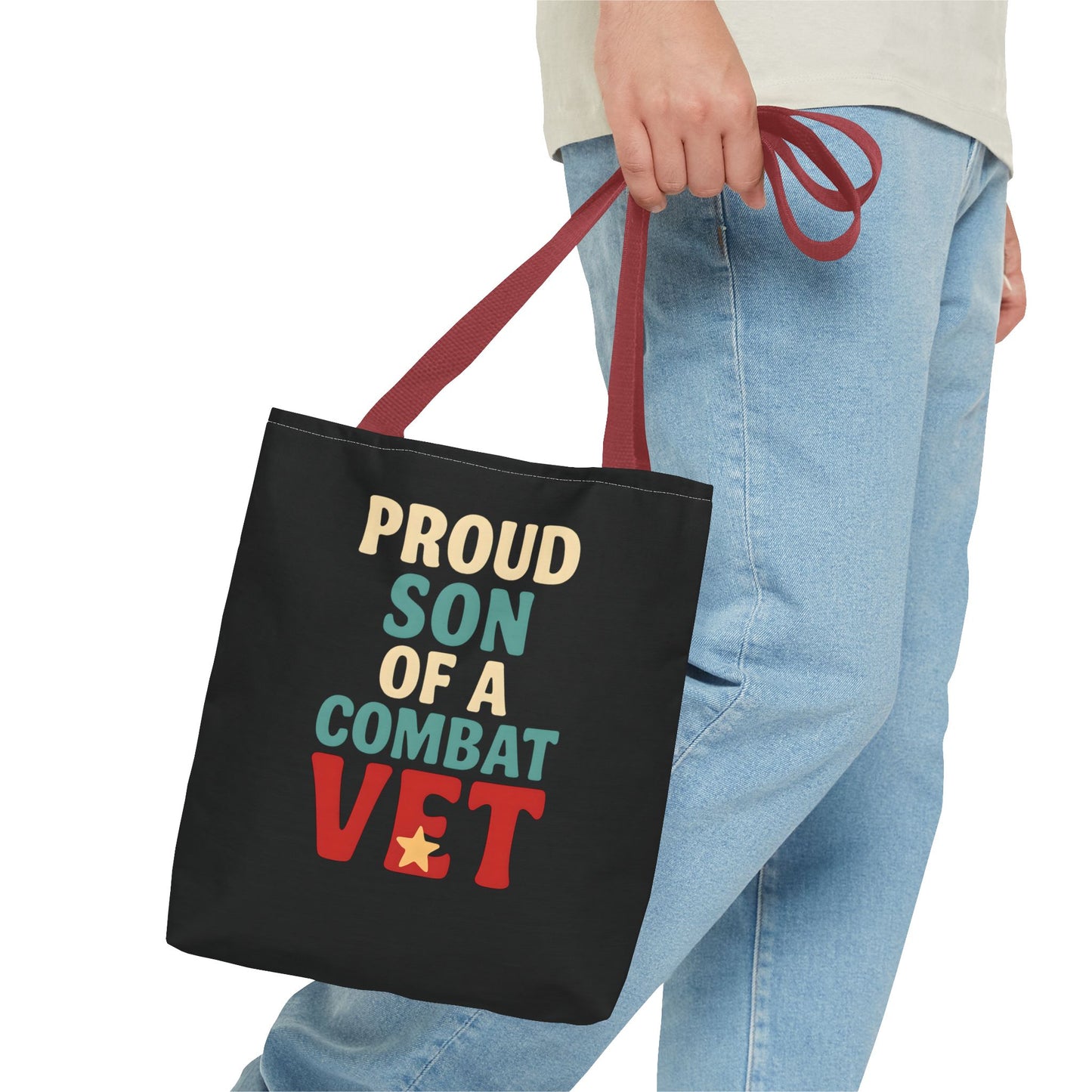 Proud Son of a Combat Vet Tote Bag