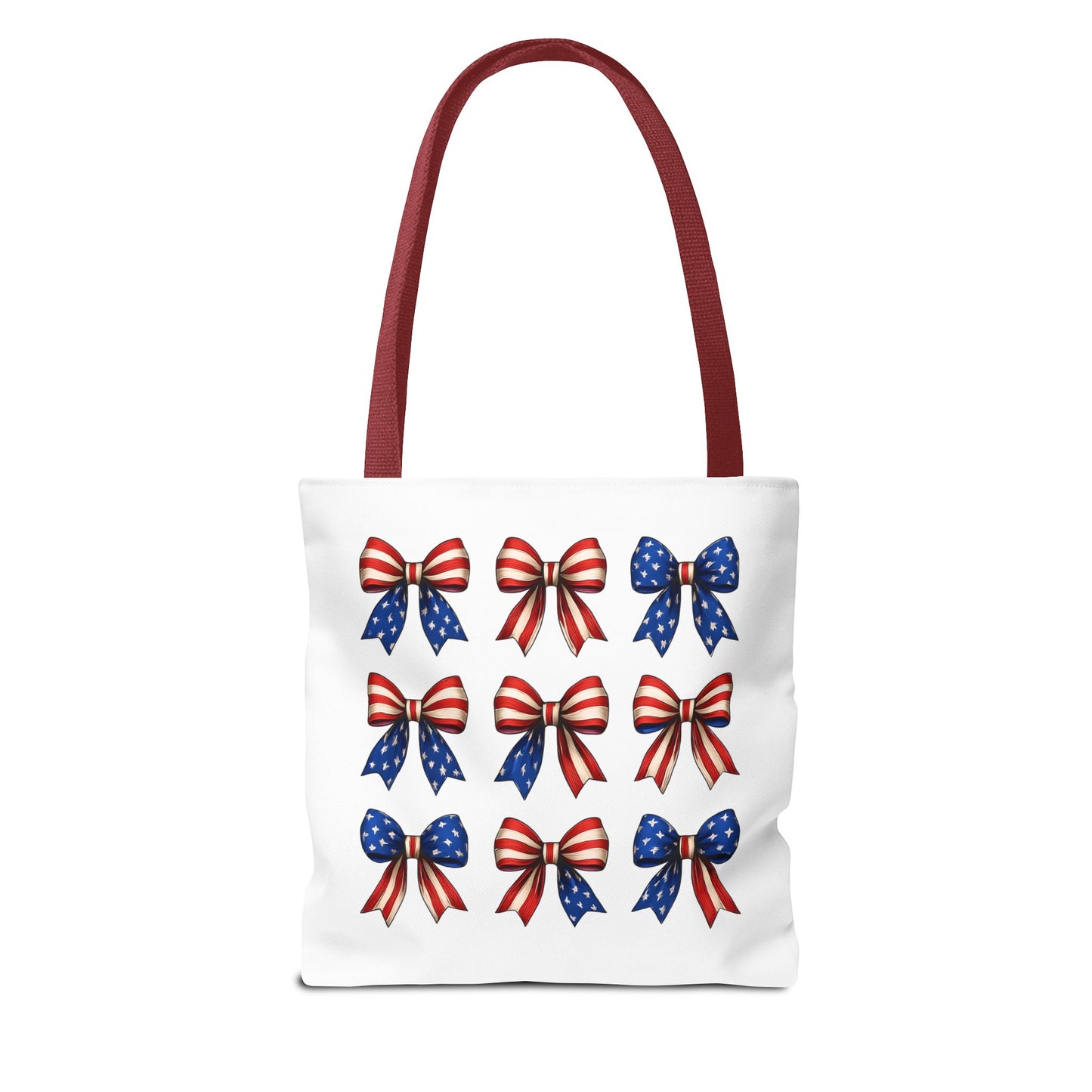 Patriotic Bow Tote Bag