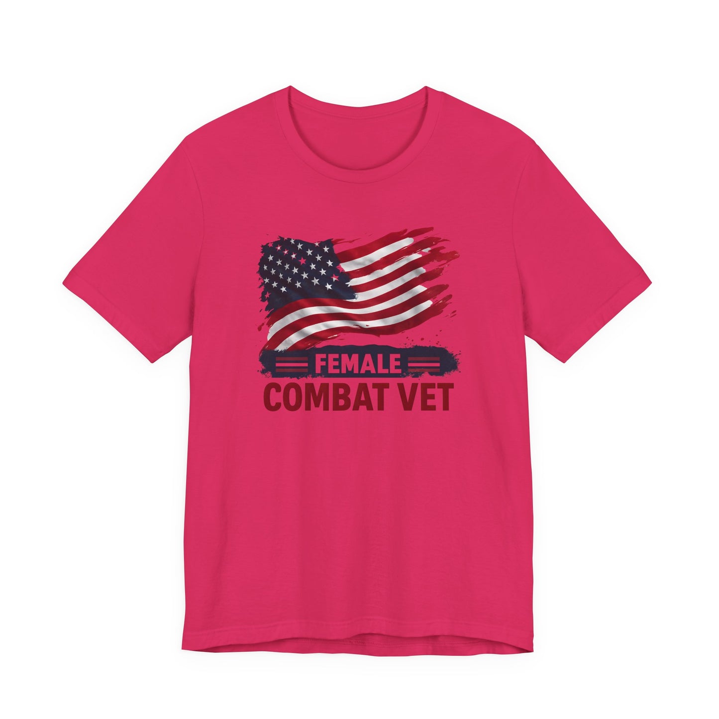 American Flag Female Veteran Tee