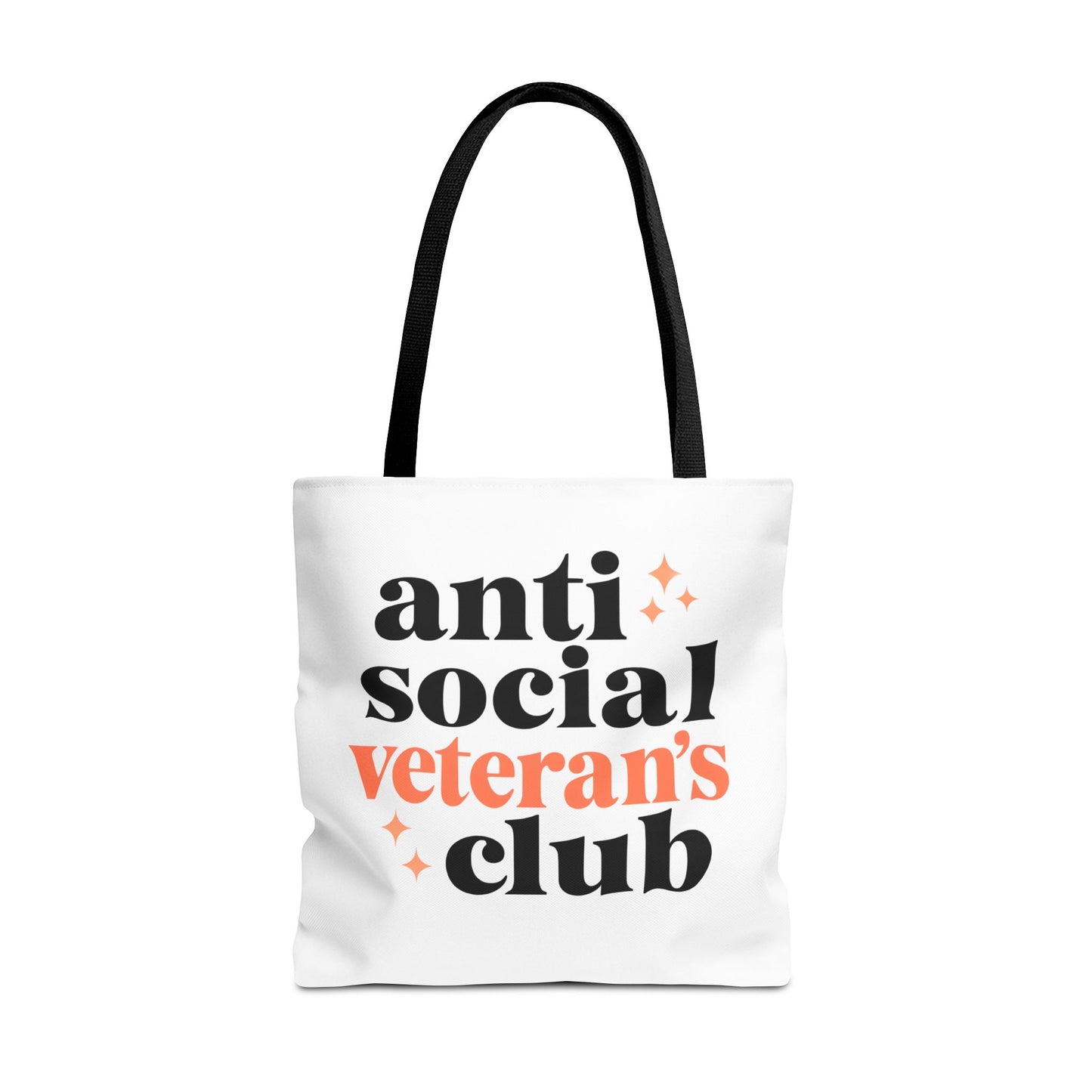 Anti Social Veteran's Club Tote Bag