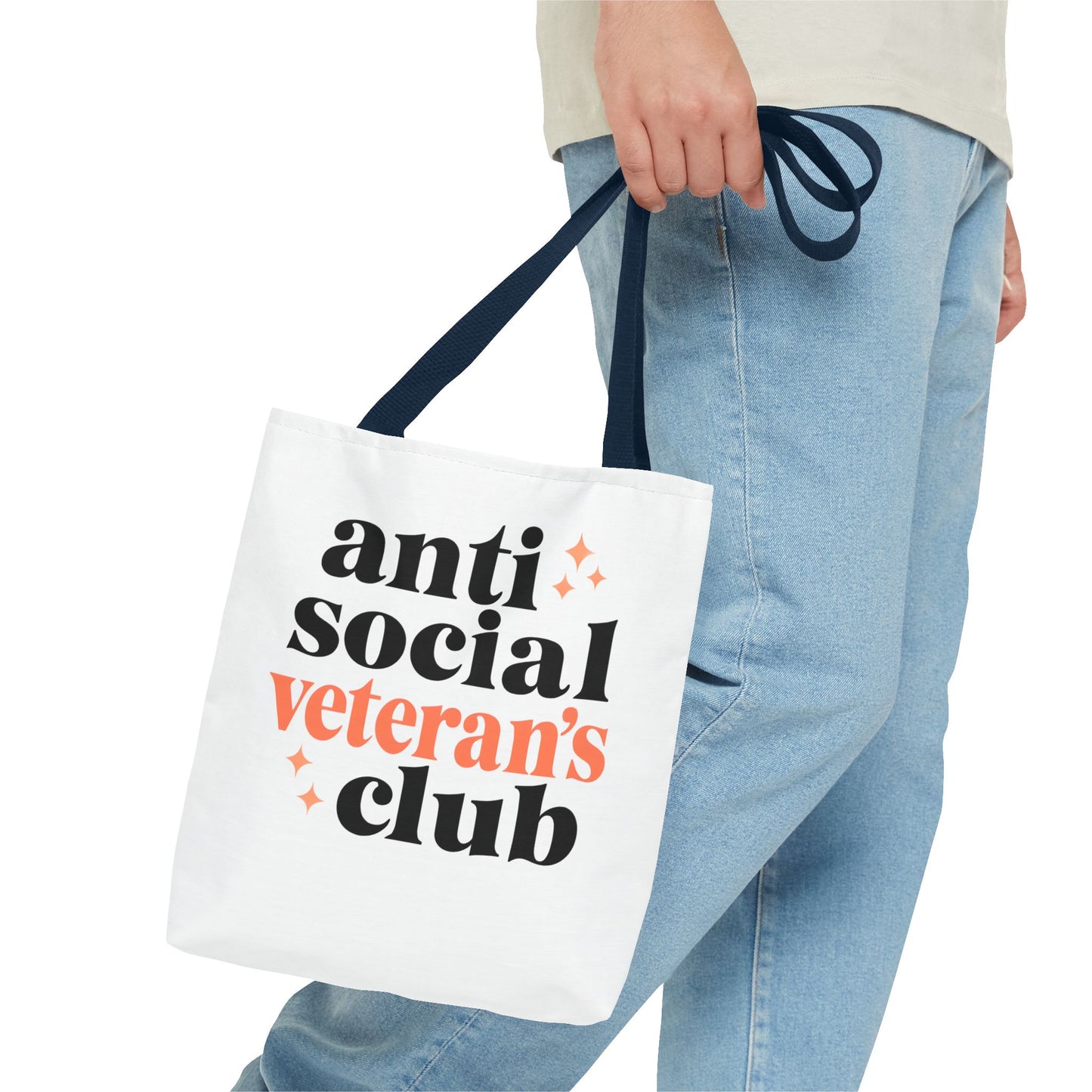 Anti Social Veteran's Club Tote Bag
