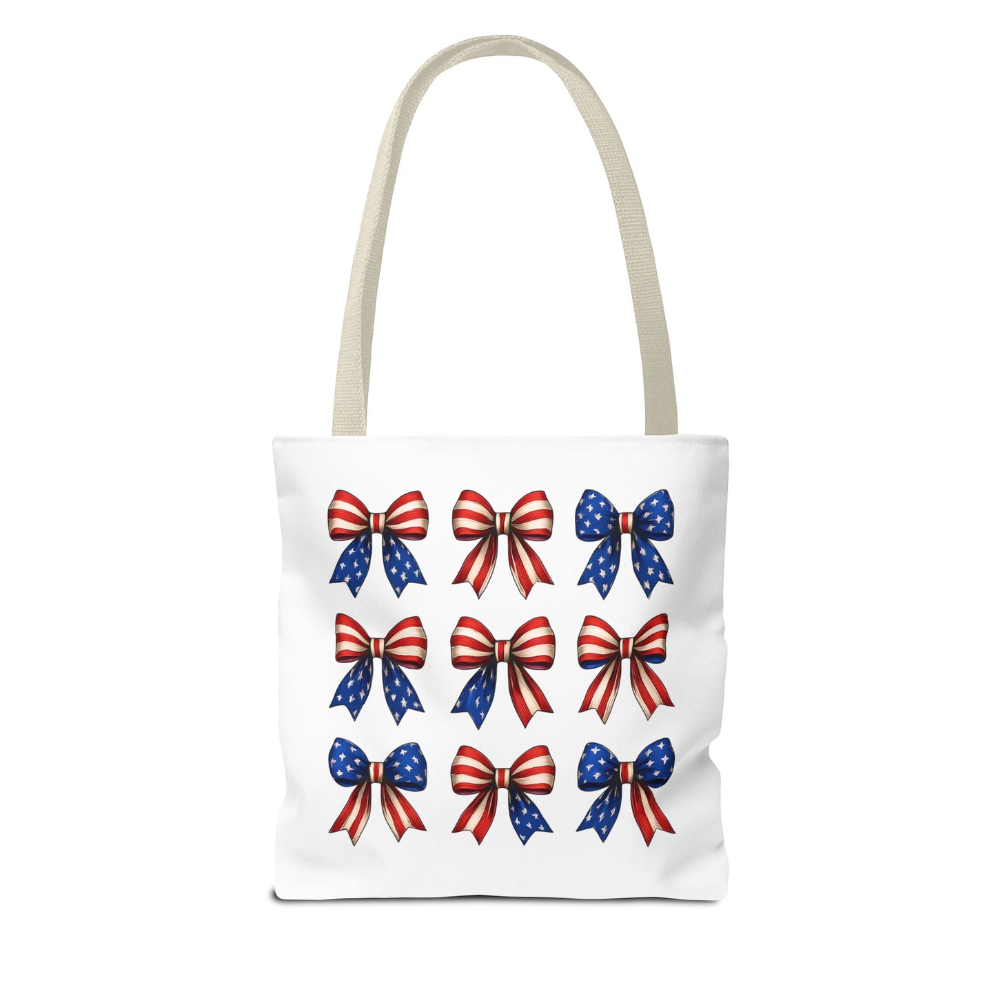 Patriotic Bow Tote Bag