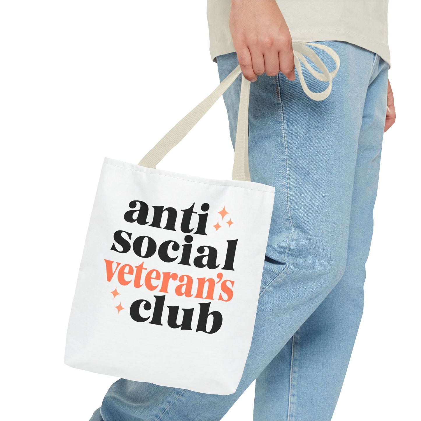 Anti Social Veteran's Club Tote Bag