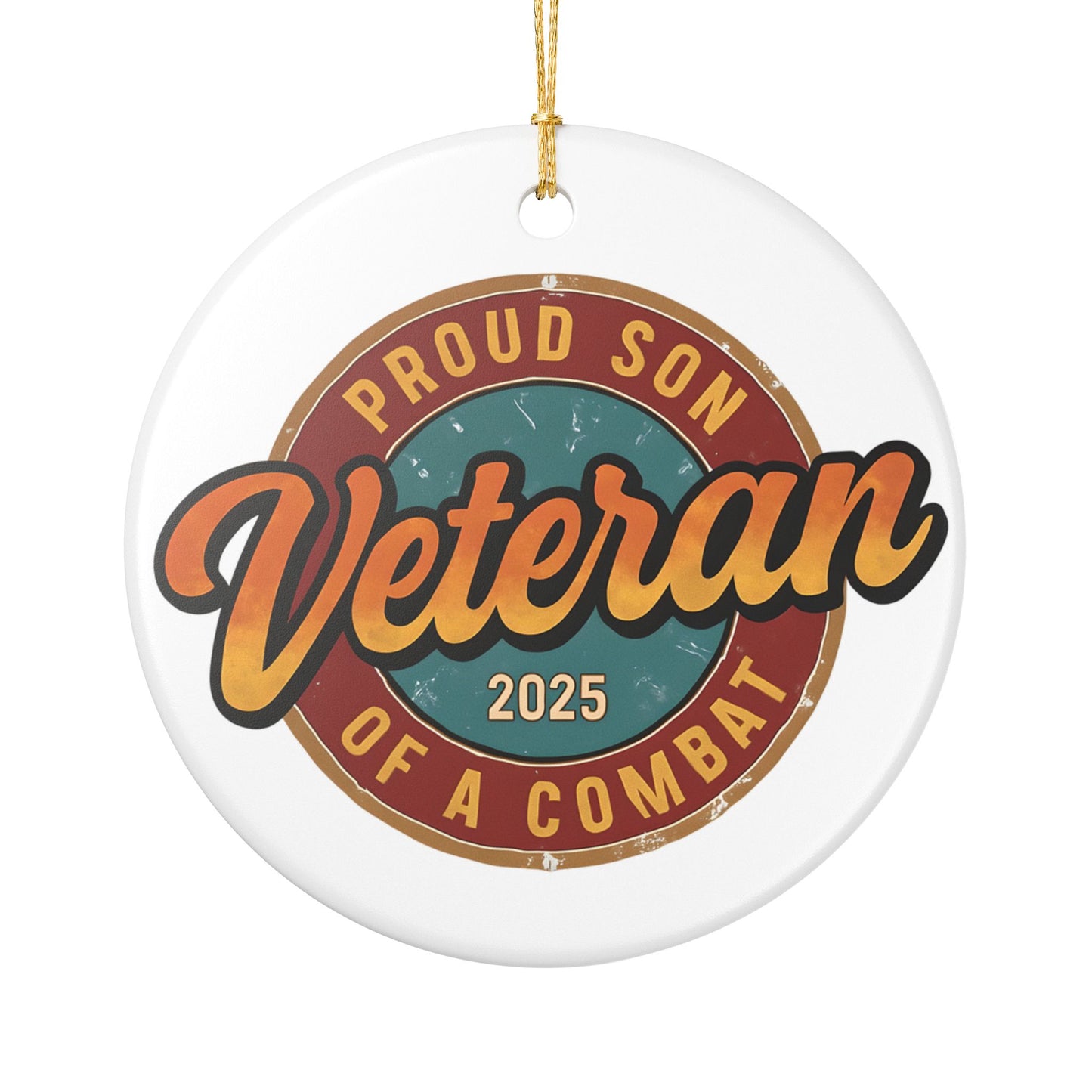 Proud Son Of A Combat Veteran Ornament