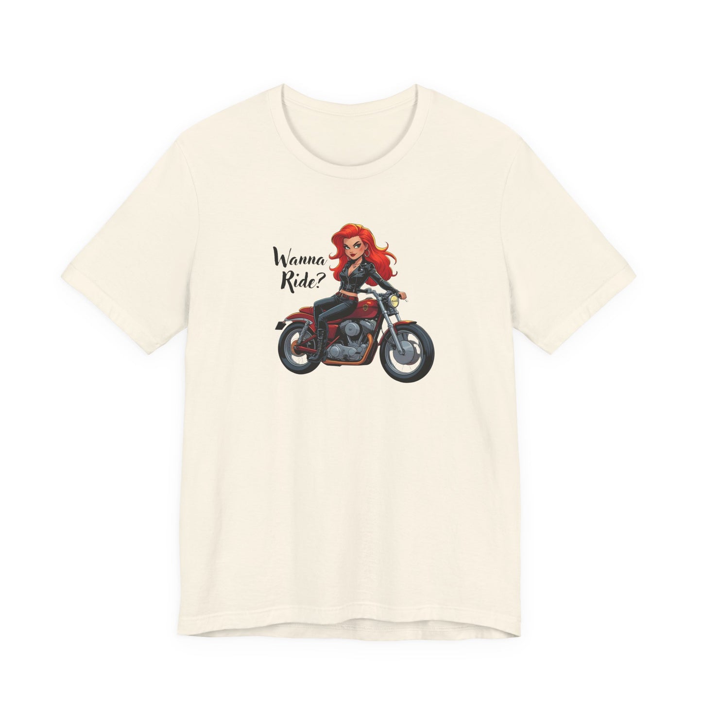 Biker Chick Tee - Unisex Jersey Short Sleeve