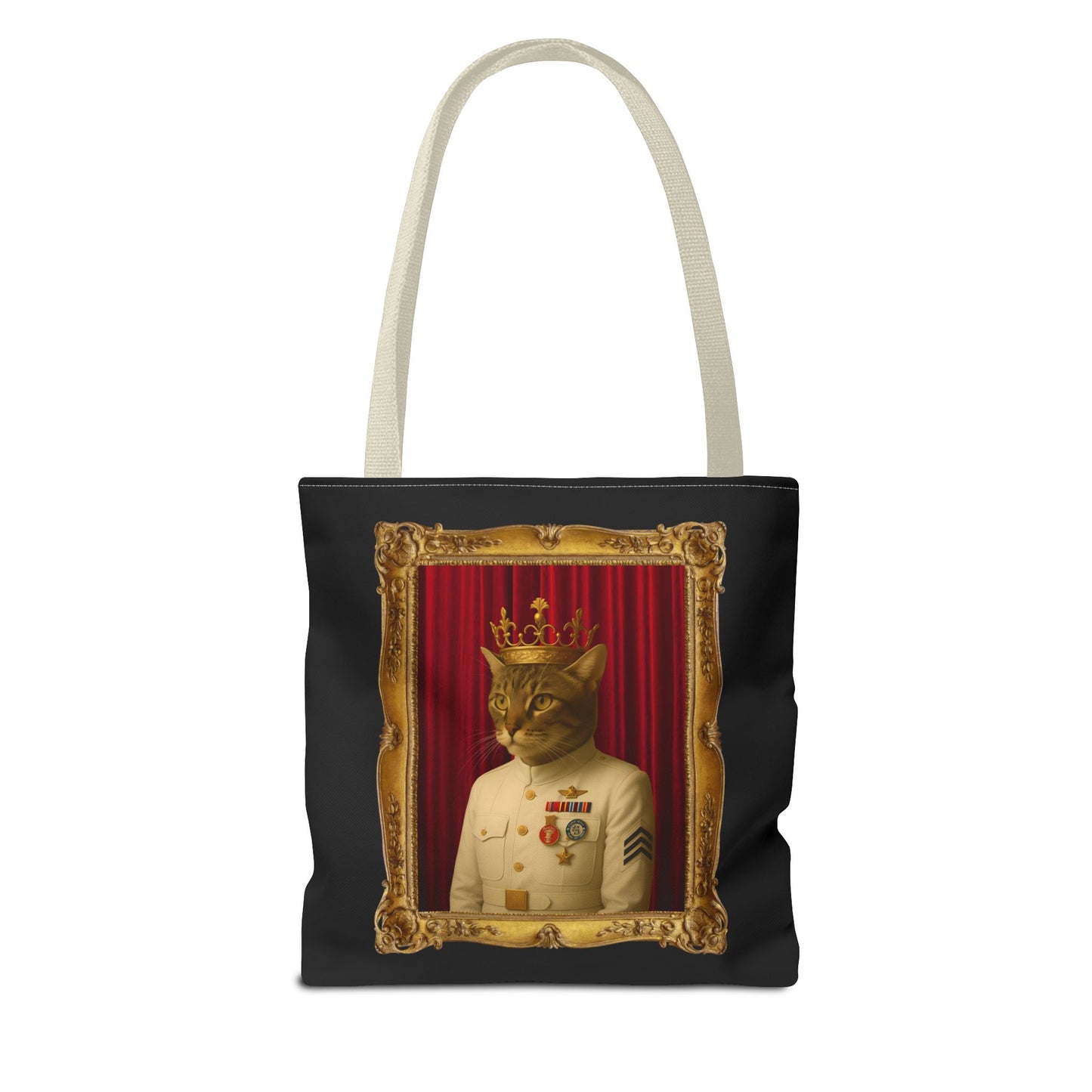 Navy Cat Tote Bag