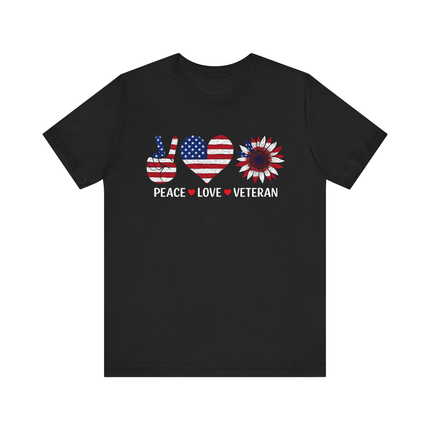 Peace Love Veteran Tee