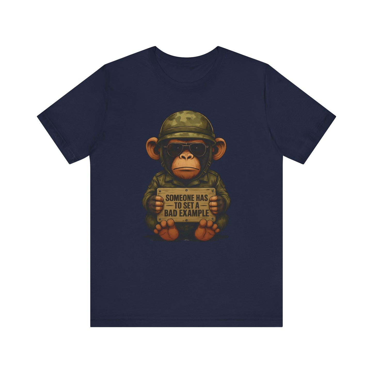 Funny Military Monkey Tee