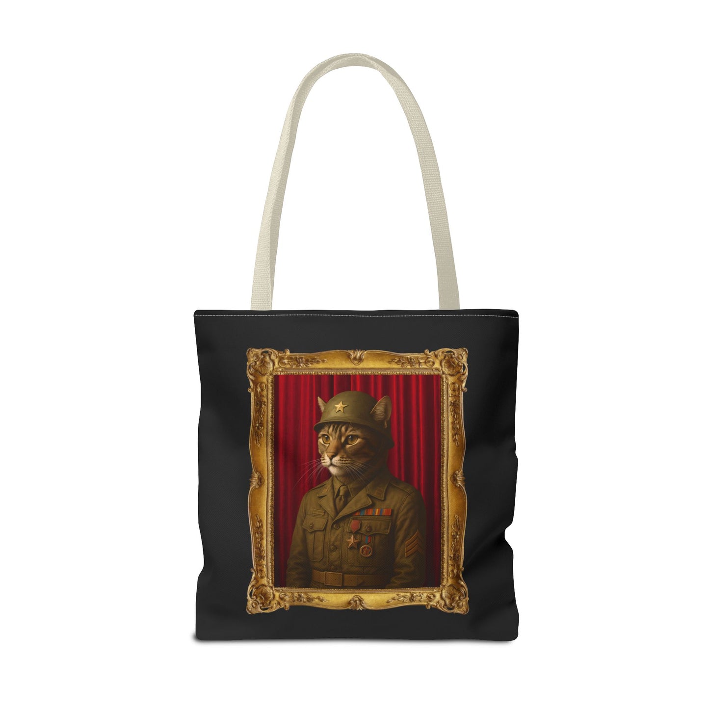 Army Cat Tote Bag