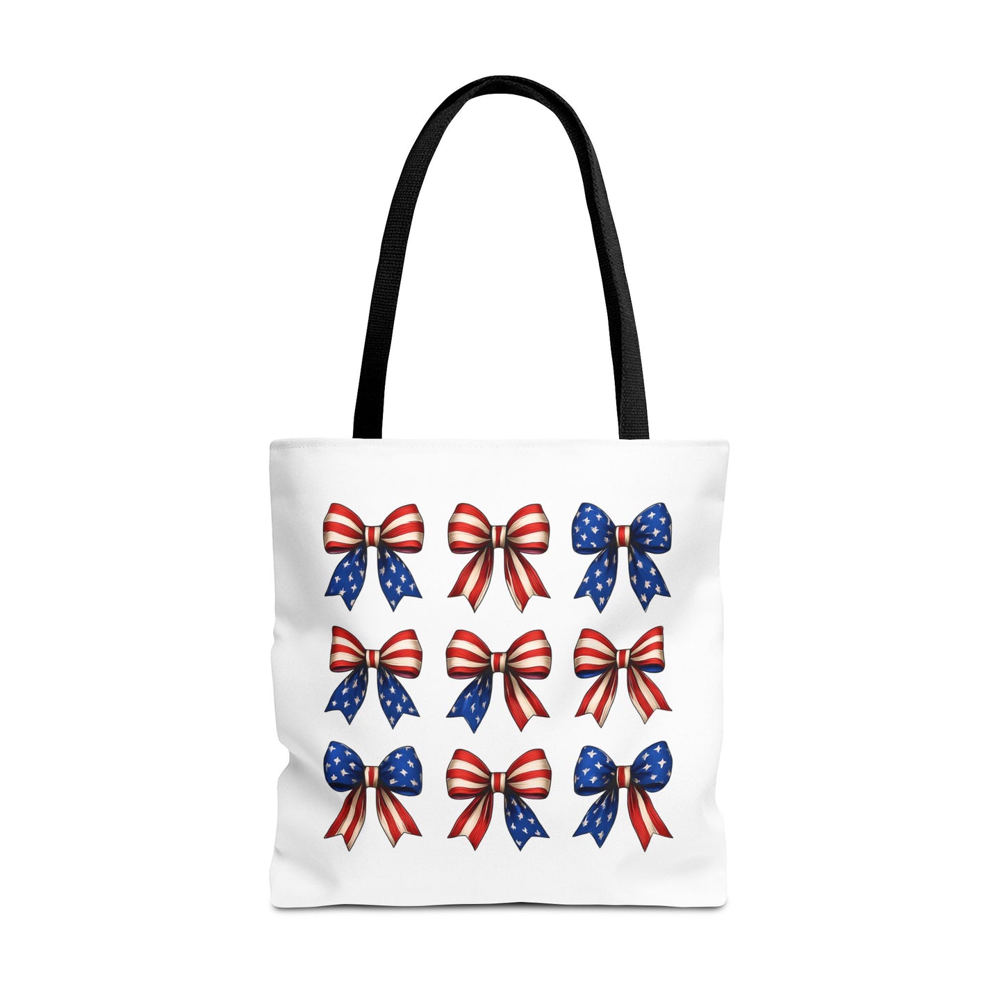 Patriotic Bow Tote Bag